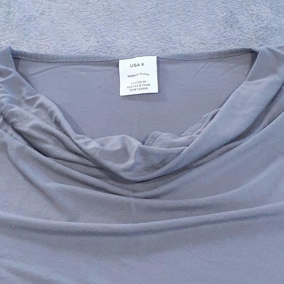 Creation L Cowl Neck 3/4 Sleeve Top Size 8 - Picture 2 of 4